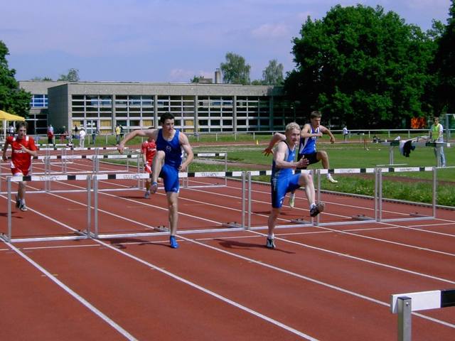 110m hurdles, athletics competition, Heidelberg (2006)
